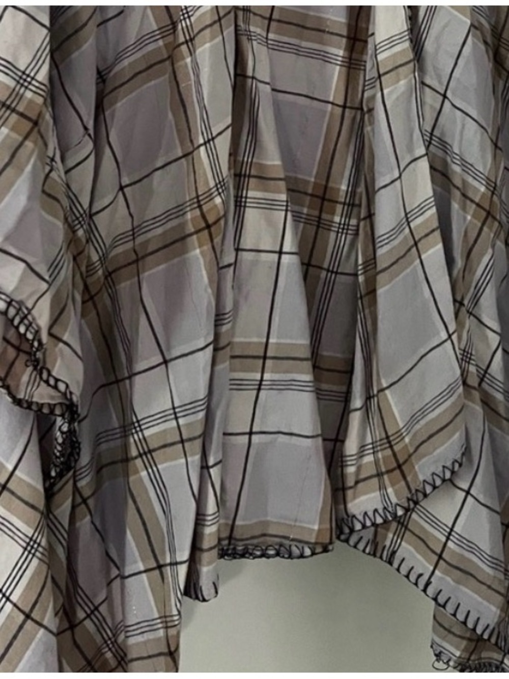 Fall Plaid Kimono 👘 Open-Front Cardigan OSFM Lightweight Comfortable Final Sale
